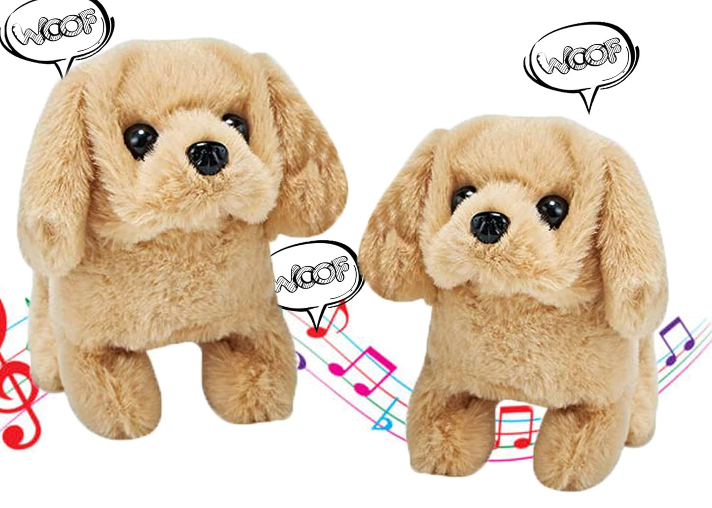 Interactive Plush Puppy Toy