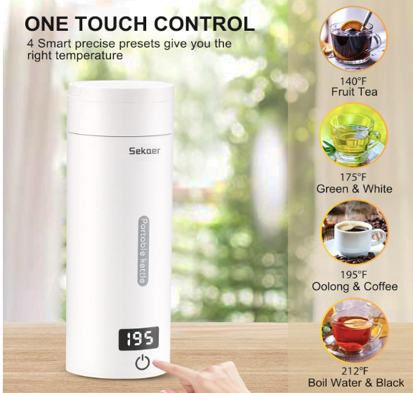 Portable Travel Electric Kettle – Boil Water Anytime, Anywhere!