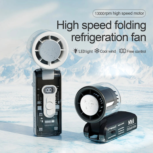 IceRush Turbo Handheld Fan – Chill, Wherever You Go!