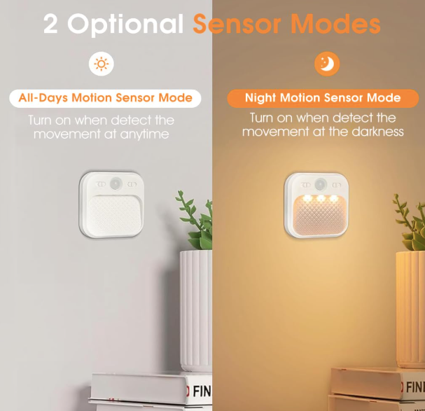 Wireless Motion Sensor LED Light – Lights Up Only When You Need It!