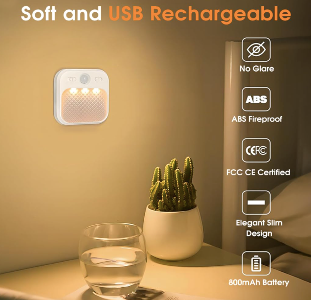 Wireless Motion Sensor LED Light – Lights Up Only When You Need It!