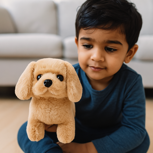 Interactive Plush Puppy Toy