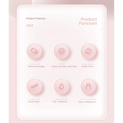 Dual Head Electric Shaver for Women