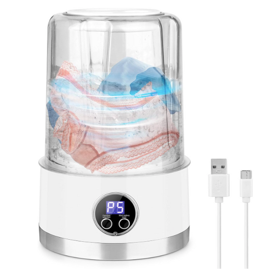 Mini Washing Machine – Compact, Powerful & Travel-Friendly!